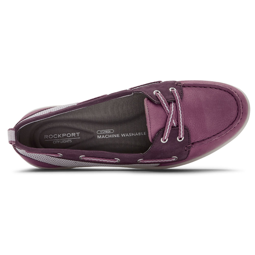 Rockport Singapore Womens Boat Shoes - Ayva Washable Pink - PK3706851